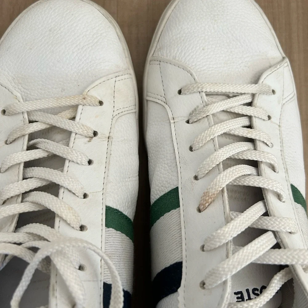 Lacoste Men’s Lerond Sneakers White Size 12